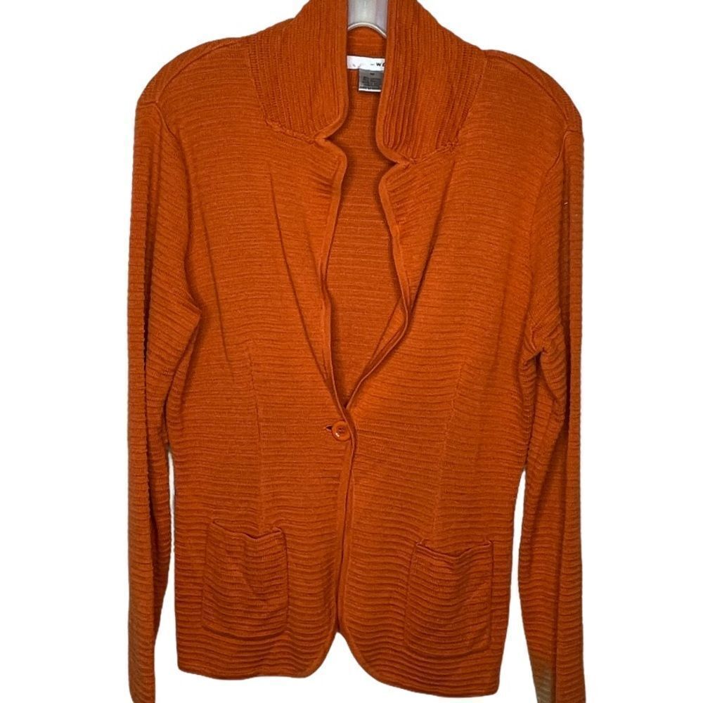 WD.NY Cardigan Sweater Rust